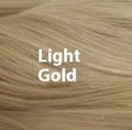 Lace wig with medium small volume highlight gradient long curly hair in light gold colour