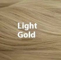Lace wig with medium small volume highlight gradient long curly hair in light gold colour