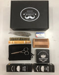 Men's beard grooming kit with beard roller, cleaning disinfectant, and 30ml moisturising nursing set, SPF50