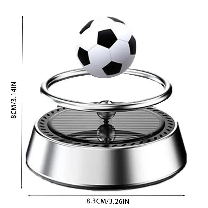 Car aromatherapy rotating football spirit hanging metal ornament with net content 5-10 ml