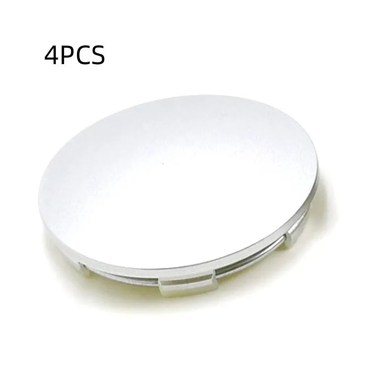 65mm diameter ABS plastic car hub centre cover with aluminium label in antique copper finish