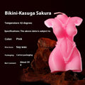 A low-temperature soy wax massage candle in a choice of Lilac Purple, Rose Red, or Spring Pink colour.