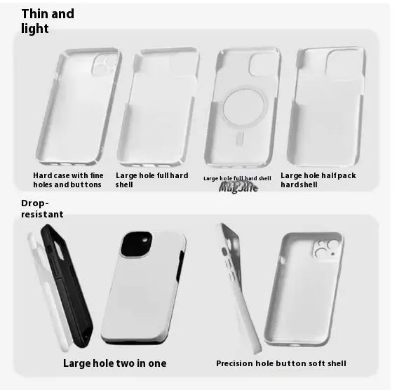 Glossy hard shell iPhone case showing large camera cut-out, compatible with iPhone 15 Pro Max.