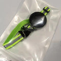 Reflective Airtag pet collar with bell on a small cat, adjustable 22-35 cm nylon with safety buckle