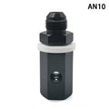 Aluminium alloy fuel tank exhaust check valve with AN6 AN8 AN10 connector options