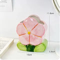 Ceramic floral pen holder and storage box for desktop organisation in decorative patterns