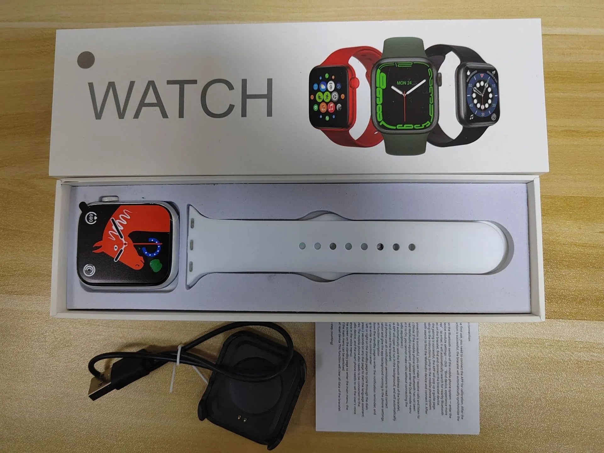 GT20 black smart watch with alloy case and silicone strap on a wrist