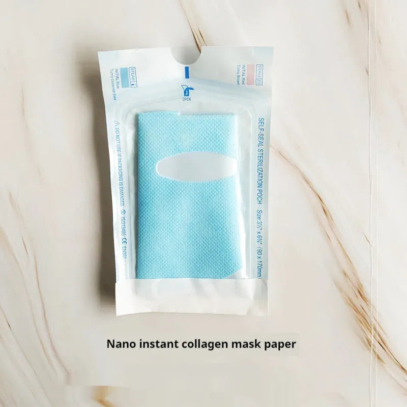 Soluble facial mask tissue Instant Film non-woven fabric individually bagged beauty tool