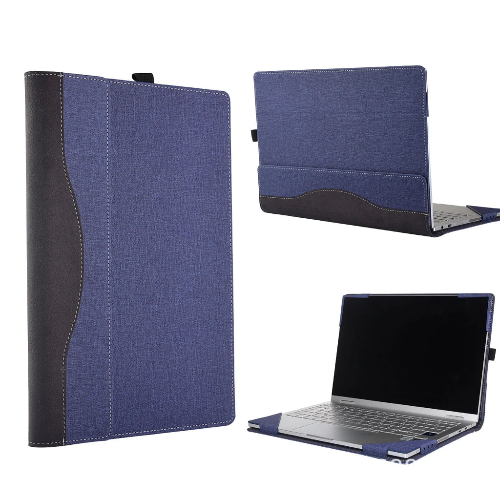 Black Chinese style imitation leather laptop protective sleeve for Microsoft Laptop6