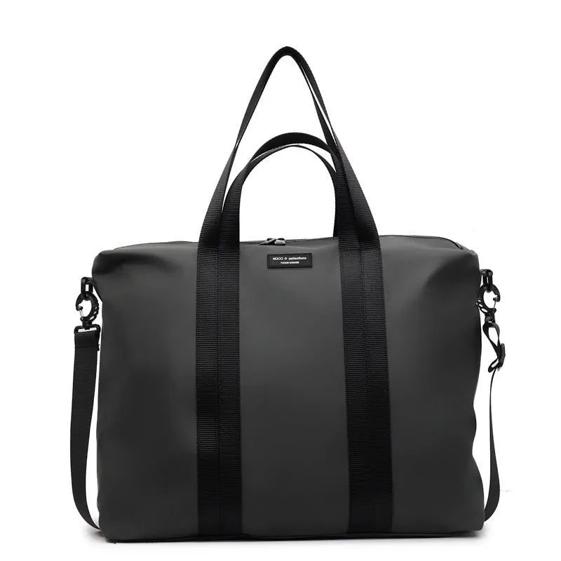 Oxford cloth business travel tote bag in black, grey or champagne colours with 20-35 litre capacity