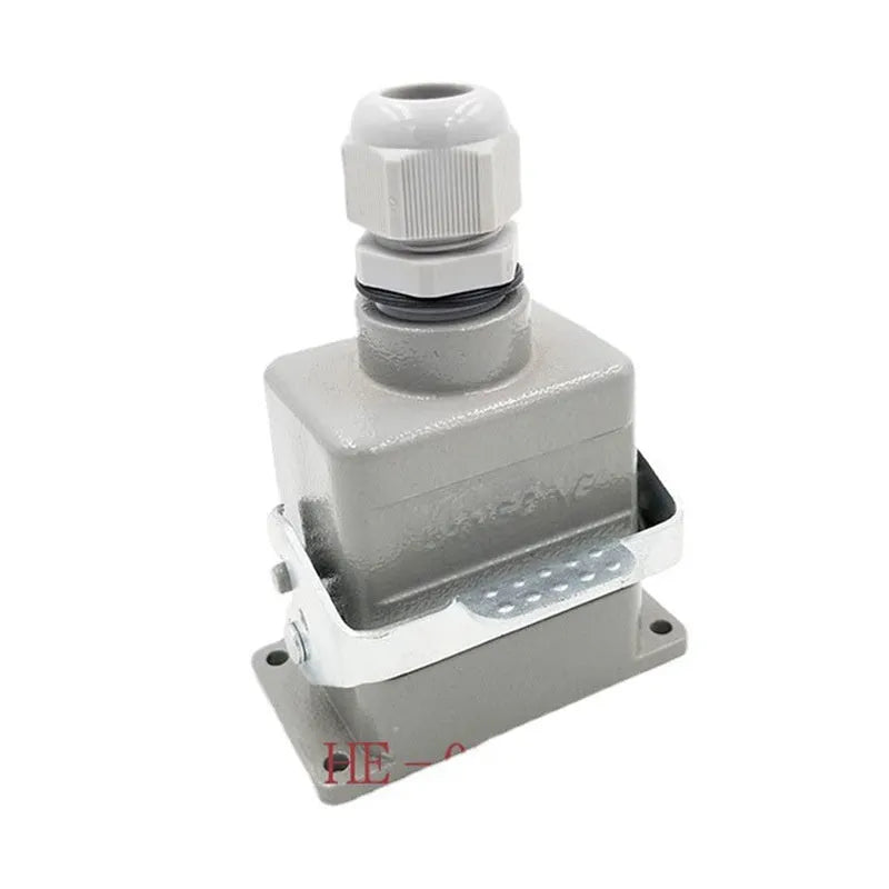 Rectangular hot runner plug heavy load connector core HDC-HE-006-1-6 with copper silver plated contacts