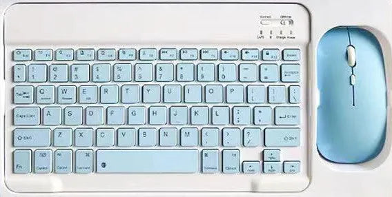 10-inch Bluetooth keyboard and wireless mouse set in selected colour with TY-C interface and USB linker