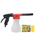 Foam pot high pressure water gun for garden use with adjustable pressure control