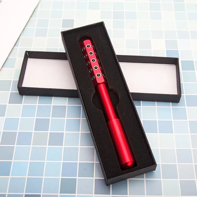 Beauty rod roller massager made from aluminium alloy and niobium, size 19 mm by 193 mm
