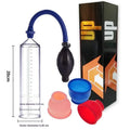 Male exercise machine silicone cover with plastic valve exerciser and accessory components