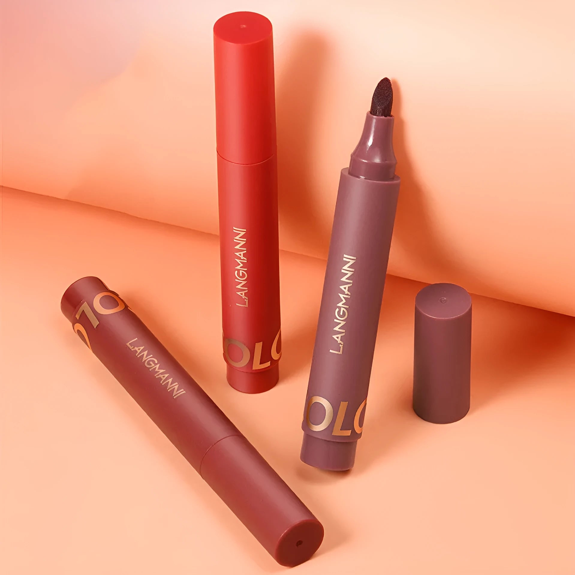Liquid lip liner waterproof lifting 3ml in three colour options #1 #2 #3