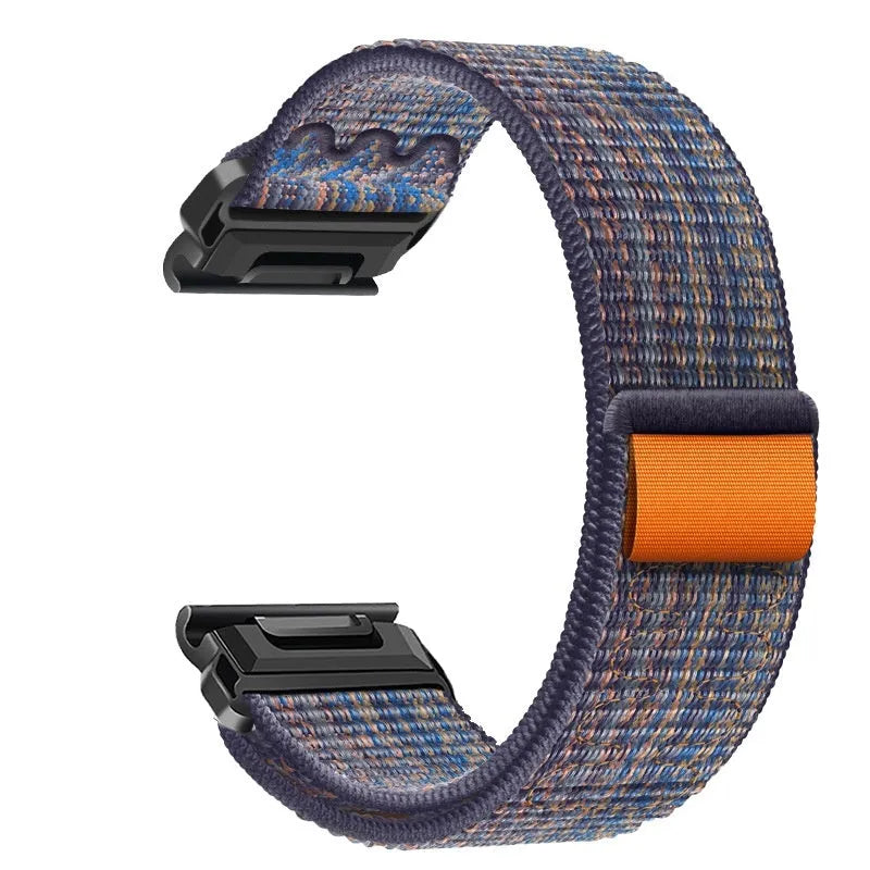 Men's Velcro cloth quick release watchband in 20mm, 22mm and 26mm widths with hook-and-loop fastening
