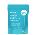 Bag of Mint Press Candy compressed sugar tablets containing 90 pieces with vitamins B6, B12 and L-theanine.