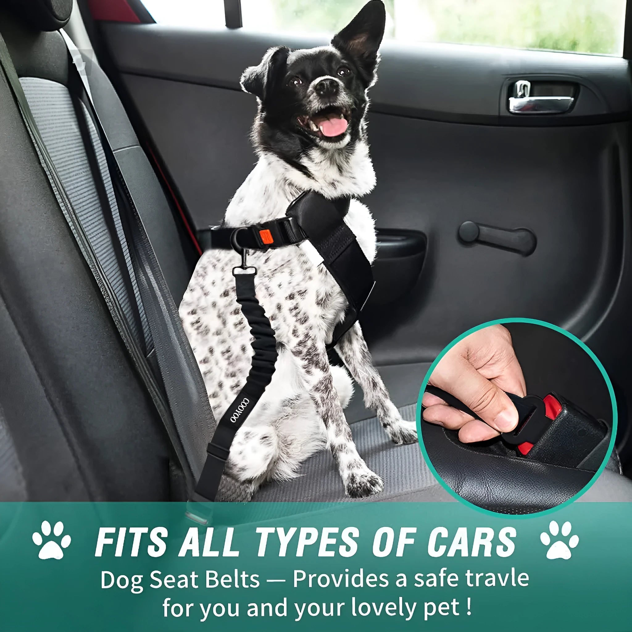 Nylon pet seat belt dog hand holding rope 85 cm in black, orange, pink, red, purple, dark blue, light blue, gray, rose red