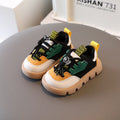 Low-cut casual baby soft-soled toddler shoes in solid colour with PU leather upper and Velcro fastening