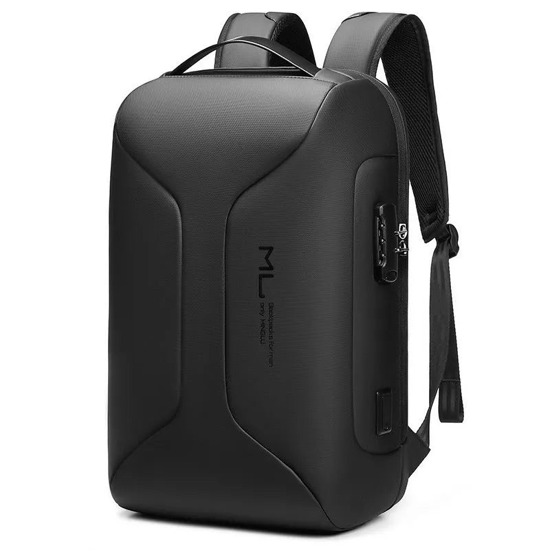 Men's large capacity business backpack in Oxford cloth with air pillow belt system