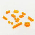 13-piece silicone dust plug set for laptop ports in multiple colours including transparent and black