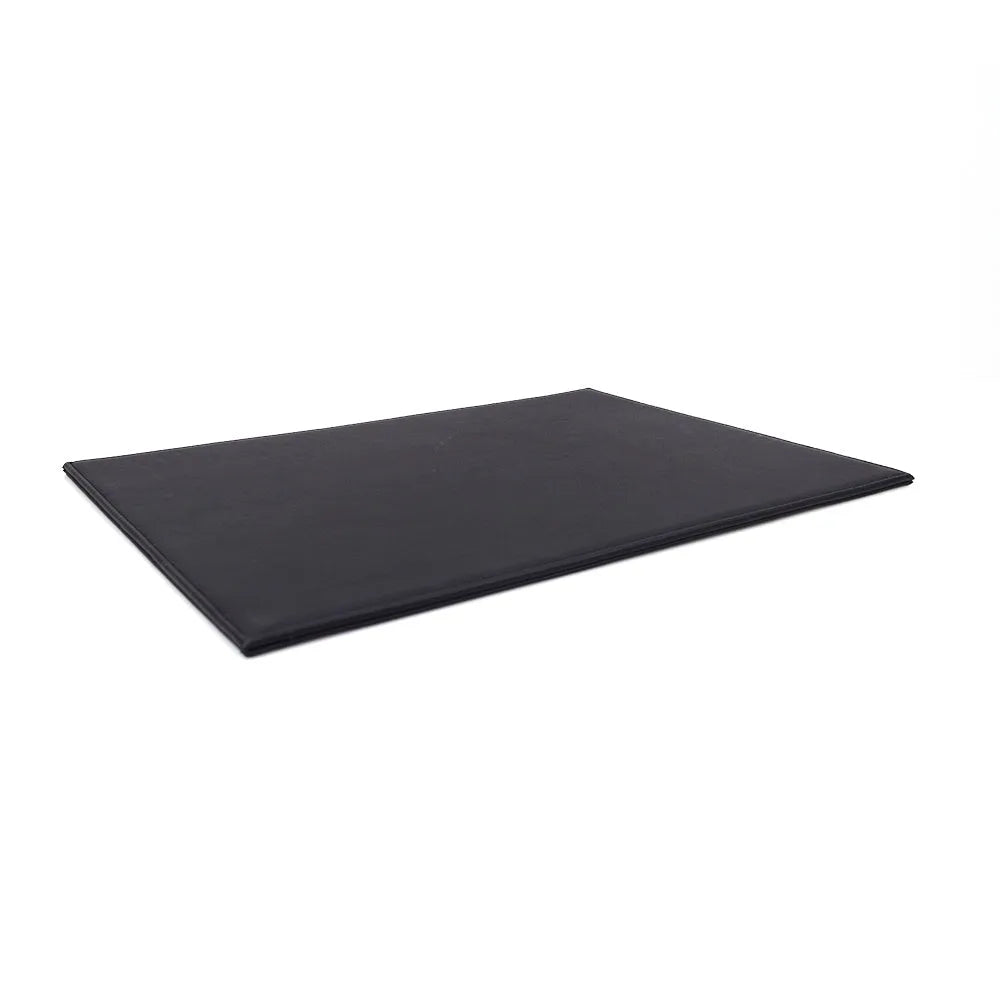 Durable tablet pad for printing in black, blue, green, and black gold colour options on a desk.