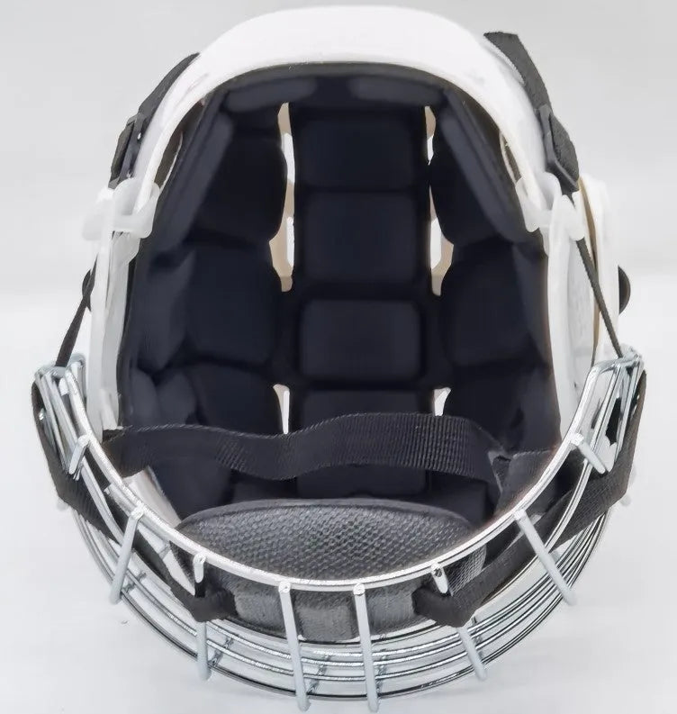 Multi-sport anti-fall helmet for ice hockey rugby and roller skating in black blue red white sizes S M L