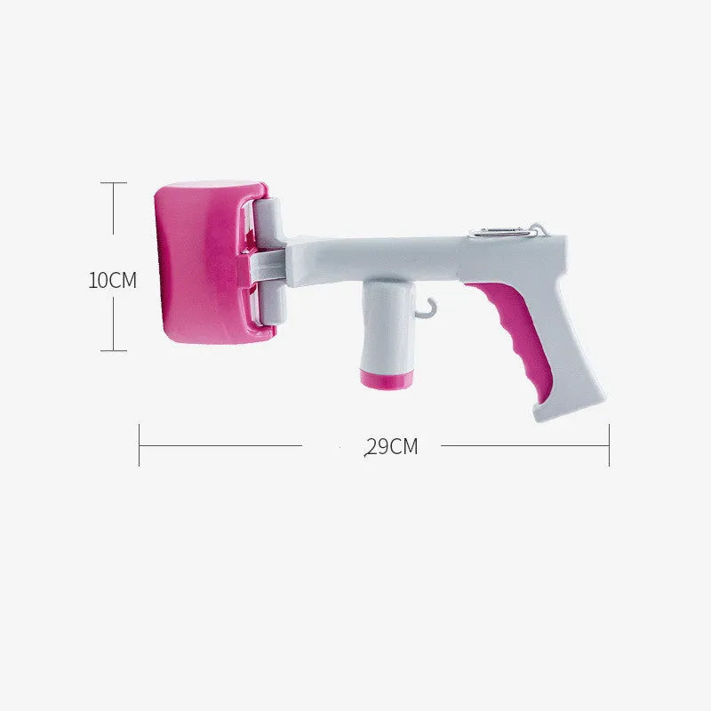 Portable plastic toilet picker for cats and dogs in black colour
