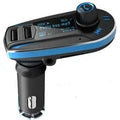 BT618C vehicle Bluetooth FM transmitter MP3 player with LCD screen and USB charging port