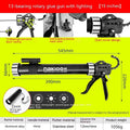 Aluminium glue gun with 13 bearing structure for sealant application