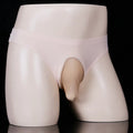 Men's ice silk underwear briefs showing three T-back style variations in multiple colours