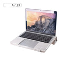 Brown imitation leather liner bag compatible with 13.3 inch MacBook Pro