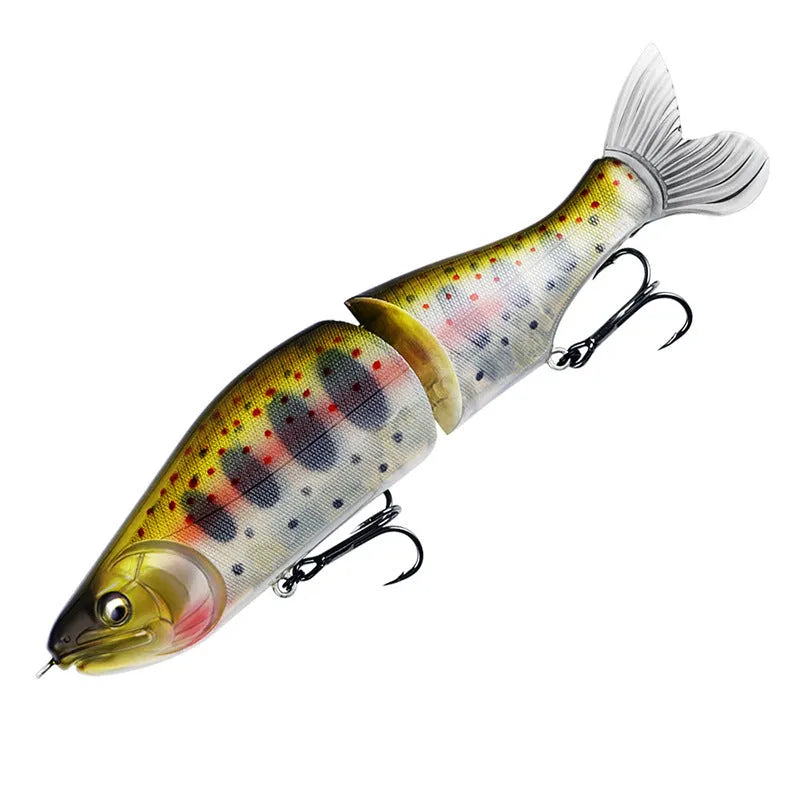 185mm plastic swimming fishing lure for bass fishing in multiple colour variations