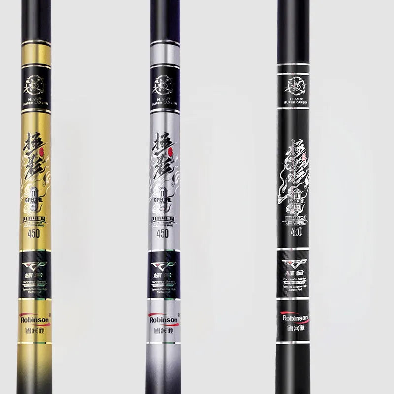 Carbon fishing rod 28 tone super hard super light Taiwan pole 2.7m to 7.2m platform fishing