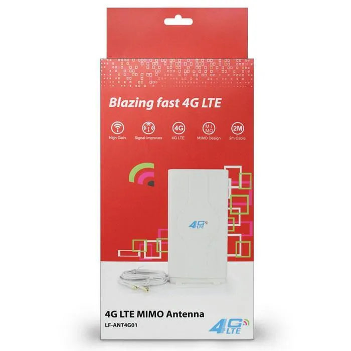 White dedicated antenna for B593B880 router, 700-2700MHz, 50 Ohm, optional SMA TS-9 CRC9 connector