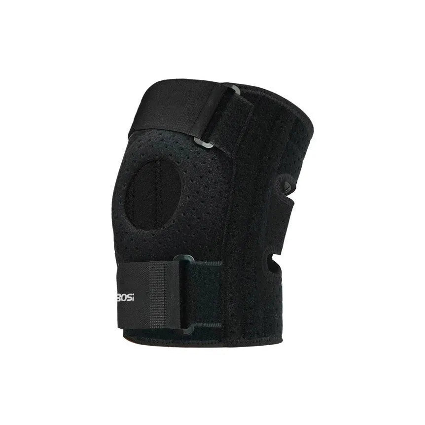 Black silicone non-slip knee pad for outdoor sports, average size, single pack