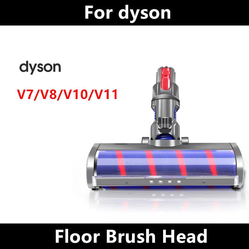 Dyson V7 V8 V10 V11 compatible soft velvet electric floor brush head replacement, 260mm by 110mm