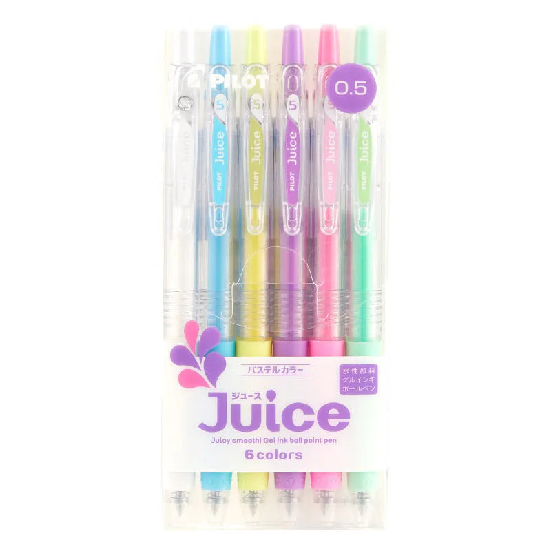 Pack of six Baiguole metallic gel pens with 0.5mm tips in gold, silver, and other shades.