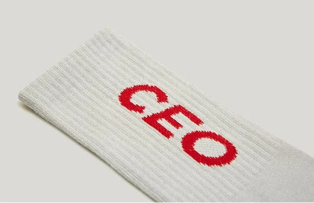 Pair of men's thin cotton socks with letters pattern, black or light grey, one size, breathable summer design.