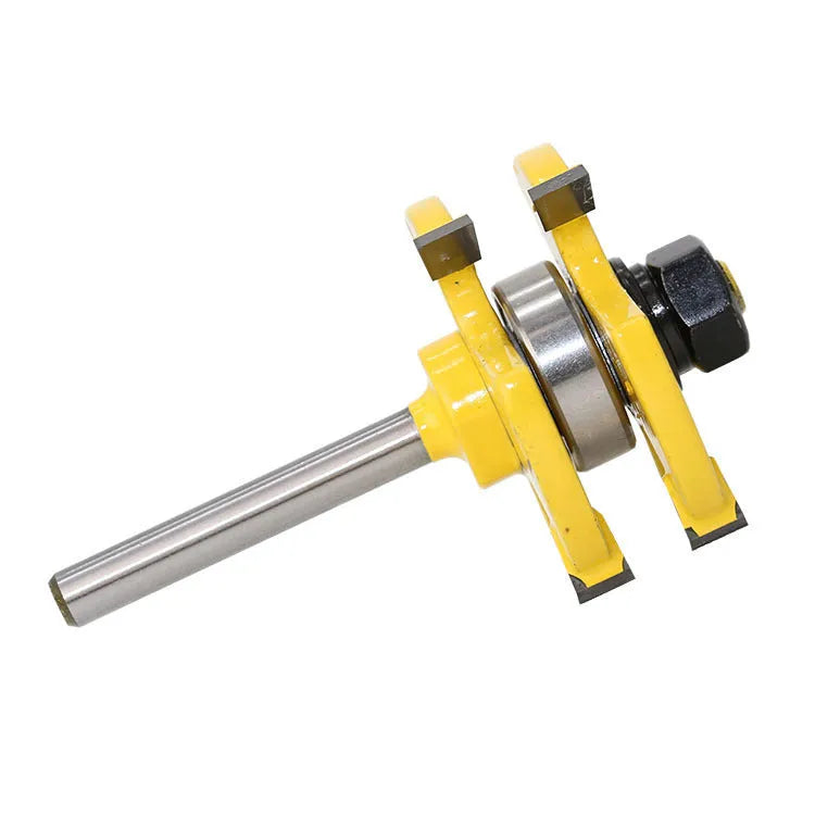 2 piece jointing router bit set with 6.35mm tooth width and 12.7mm tooth depth for woodworking