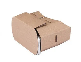 Cardboard virtual reality glasses viewer for smartphones between 4 and 6 inches screen size.