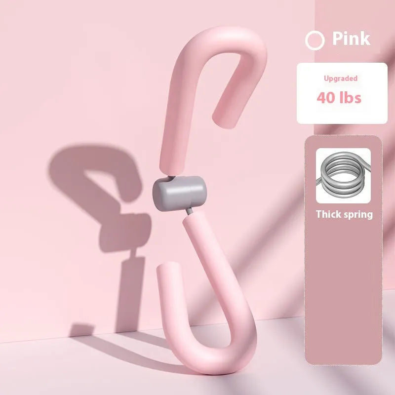 Yoga four piece fitness set with leg stretcher, pedal device, yoga ring, and figure eight tension rope.