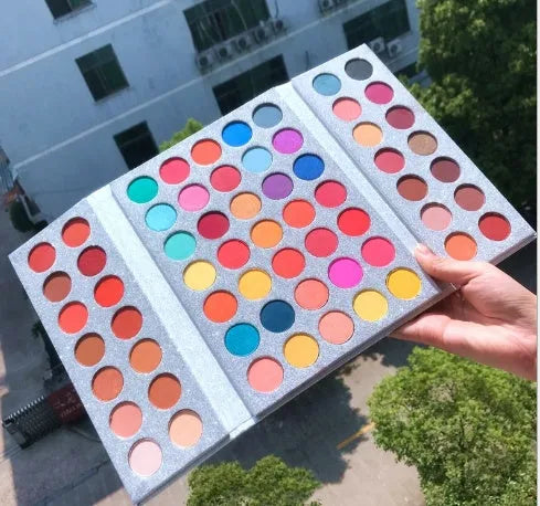 Beauty Glazed 63-colour pressed powder eyeshadow palette with shimmer and matte shades