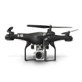 Alloy-built HD aerial photography drone with remote control in black, red, or white colour options.