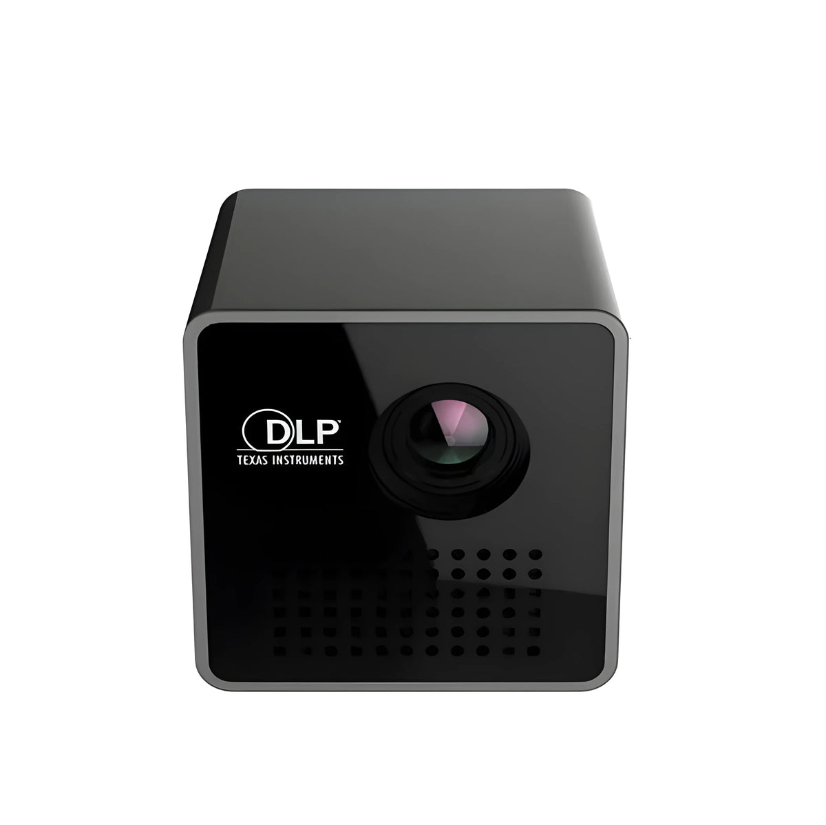 P1+ pocket DLP projector with Wi-Fi and battery, 46x47x48 mm, black finish