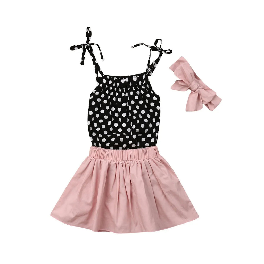 Girls cotton blend clothing set in photo colour, available in sizes 70cm to 100cm
