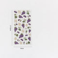 Set of six fruit bronzing stickers including grape, orange, passion fruit designs for phone decoration