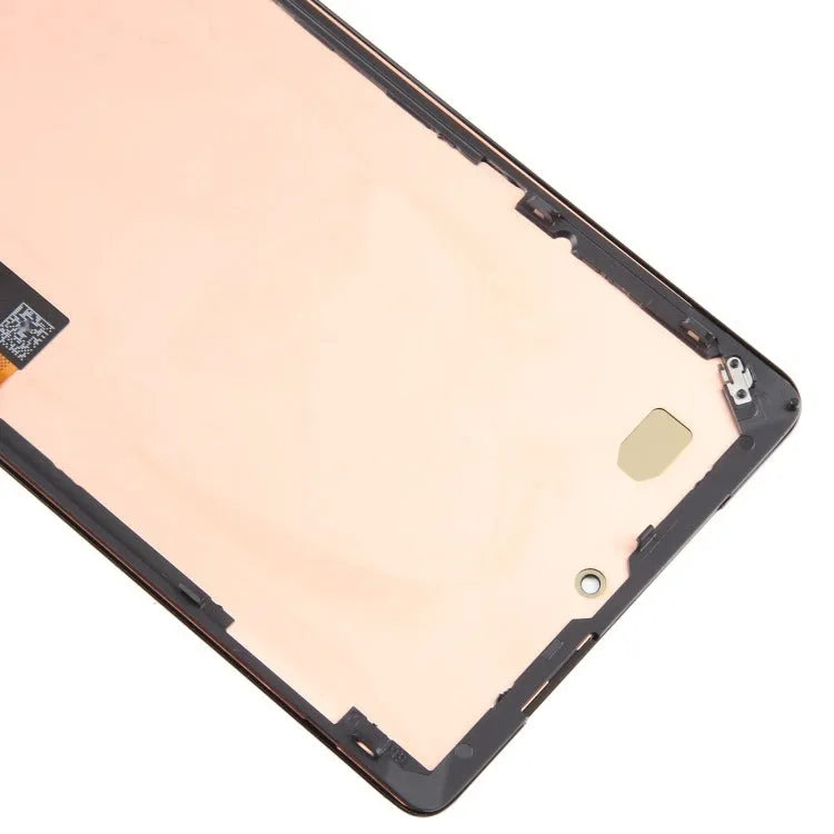 OLED LCD touch screen assembly with frame for Google Pixel 7 Pro GP4BC GE2AE, 700x920 resolution, with toolkit