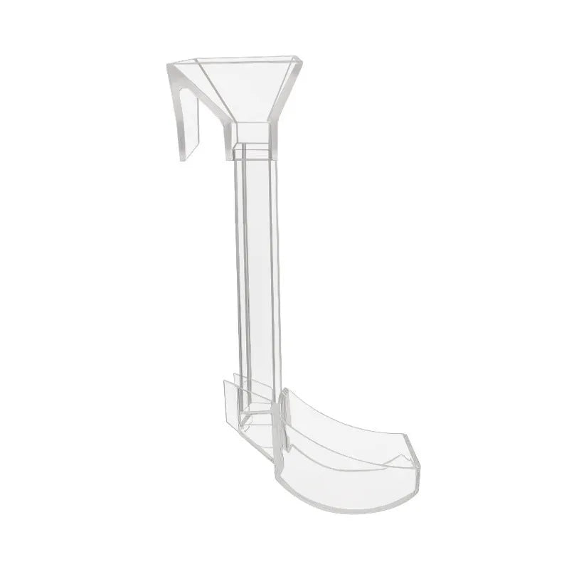 Clear plastic fish tank feeding tube set with cleaning brush and feed spoon for aquarium